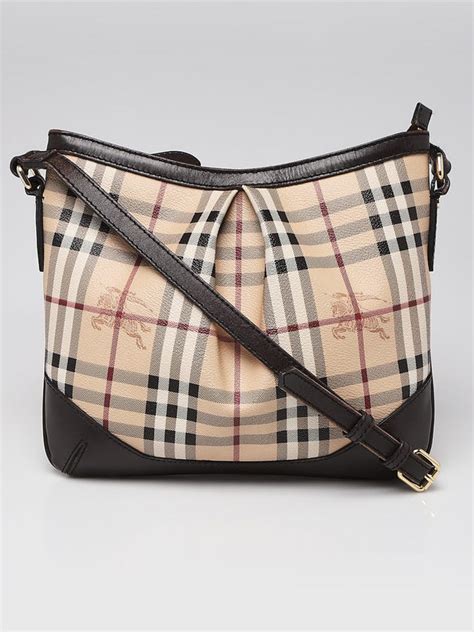 Burberry Haymarket Check Hartham Crossbody Bag 